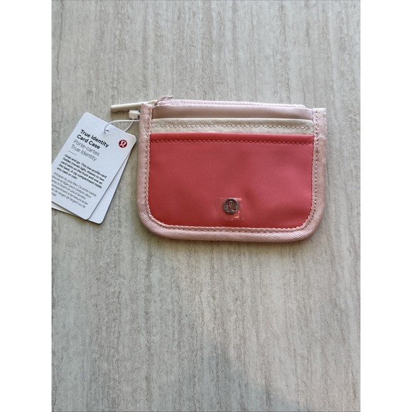lululemon athletica Accessories - Lululemon True Identity Card Case Pink Mist/White Opal/Raspberry Cream NWT